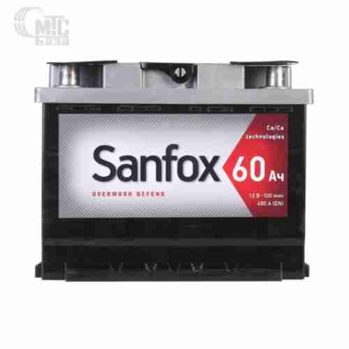 Акумулятор Sanfox 6СТ-60Ah Аз 480A   242x175x190